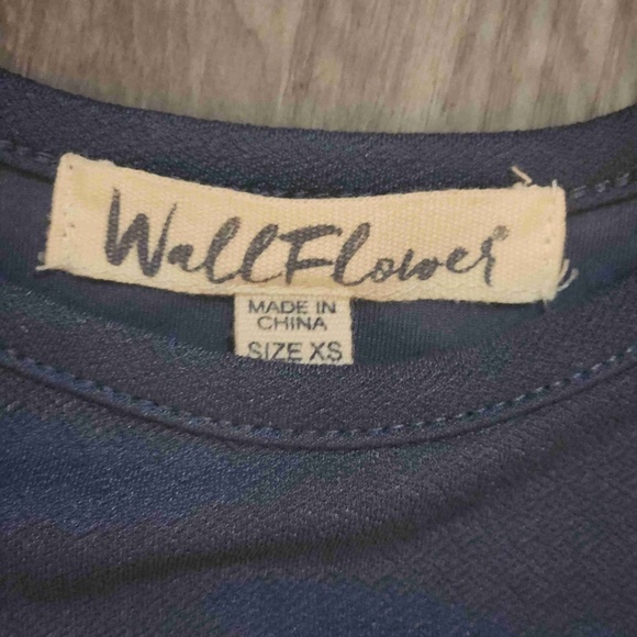 WallFlower Blue Sleeveless A Line Dress Extra Small - Picture 7 of 12